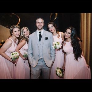 1 pink bridesmaid gown for sale